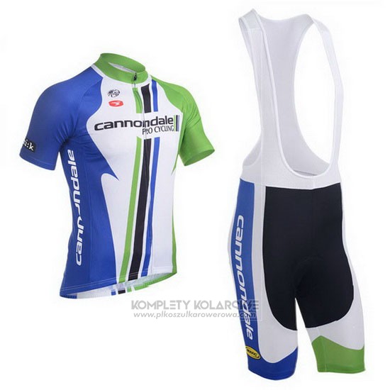 2013 Odziez Rowerowa Cannondale Mistrz Niebieski Krotkie Rekawy i Rowerowe Szelkach